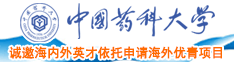 国产操逼大全中国药科大学诚邀海内外英才依托申请海外优青项目